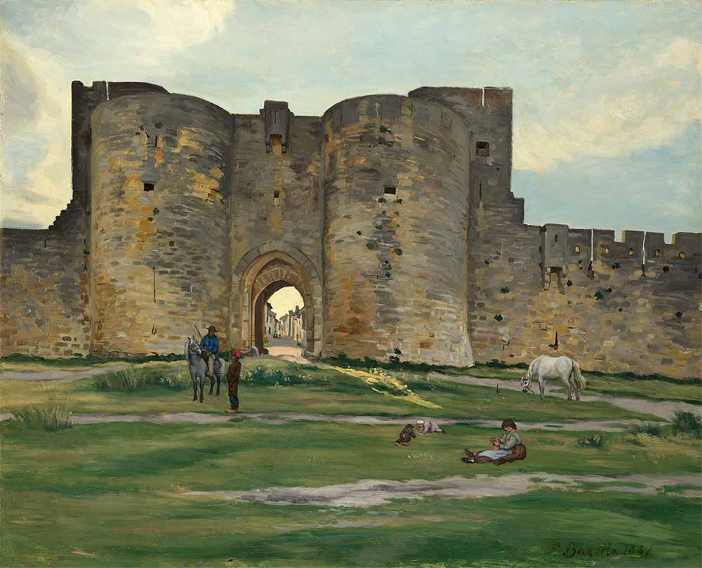 Frederic Bazille Aigue Kalesi Kraliçe Kapısı