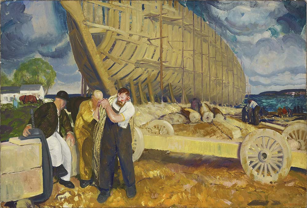 George Wesley Bellows Rope Biraderler Gemi İnşasında