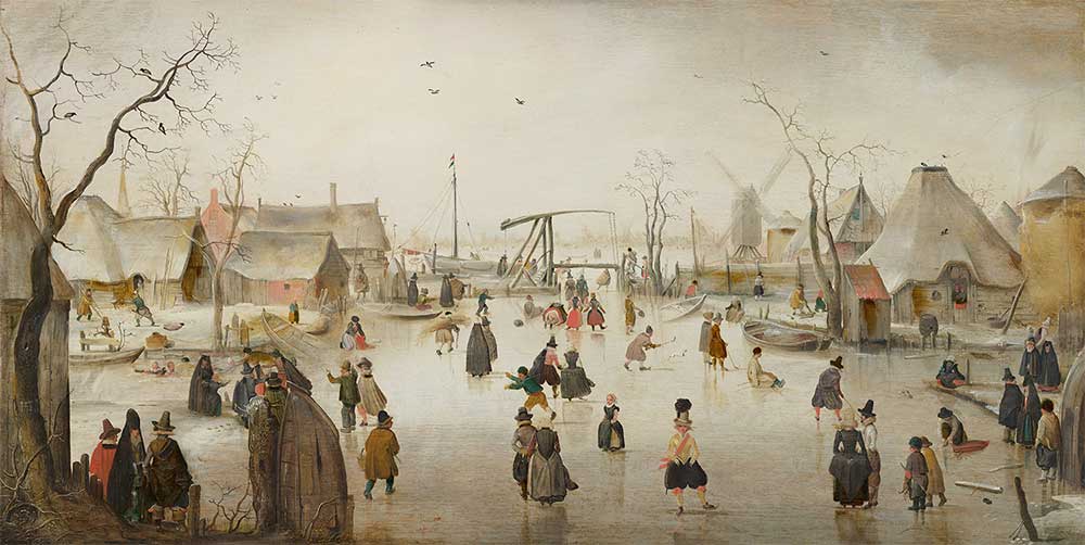 Hendrick Avercamp Kış Manzarası