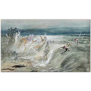 John Anster Fitzgerald Deniz Perileri