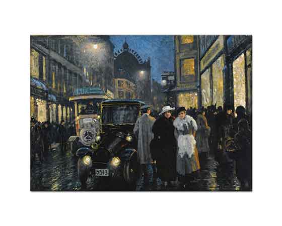 Paul Gustave Fischer Bulvarda Akşam