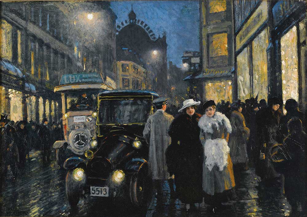 Paul Gustave Fischer Bulvarda Akşam