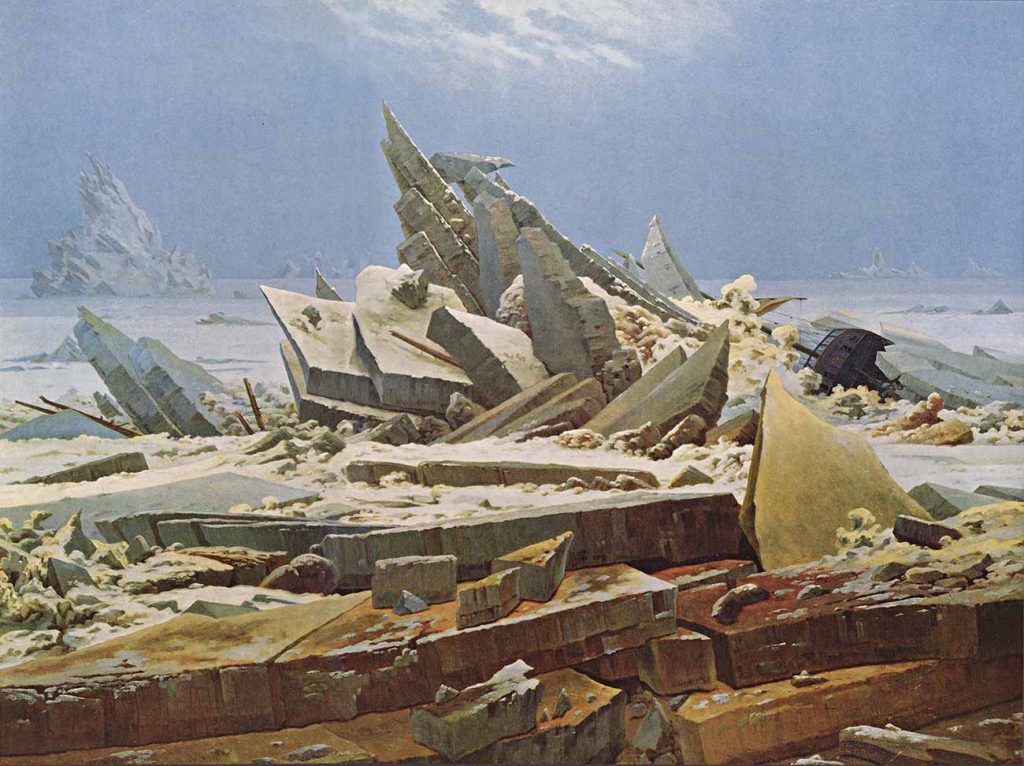 Caspar David Friedrich Buz Denizi