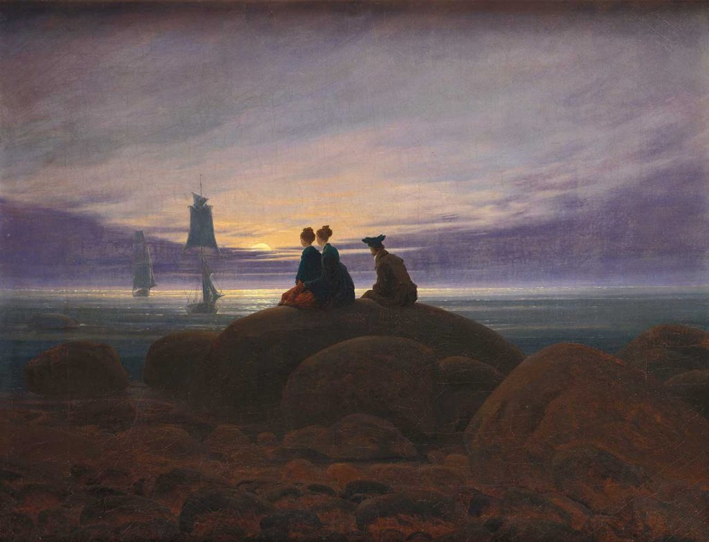 Caspar David Friedrich Denizde Mehtap Başlangıcı