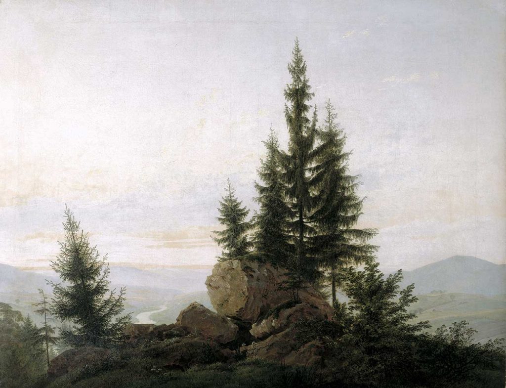 Caspar David Friedrich Elbe Vadisine Bakış