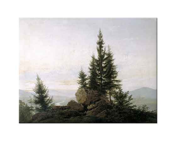 Caspar David Friedrich Elbe Vadisine Bakış