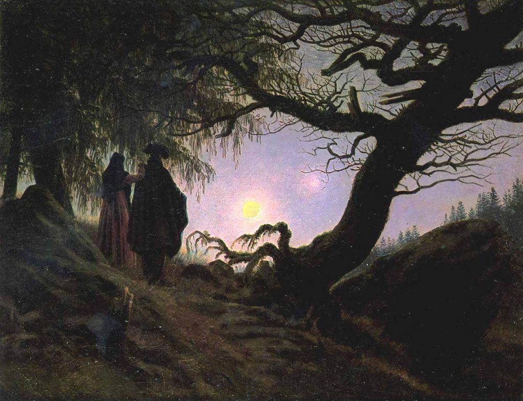 Caspar David Friedrich Mehtapta Erkek ve Kadın