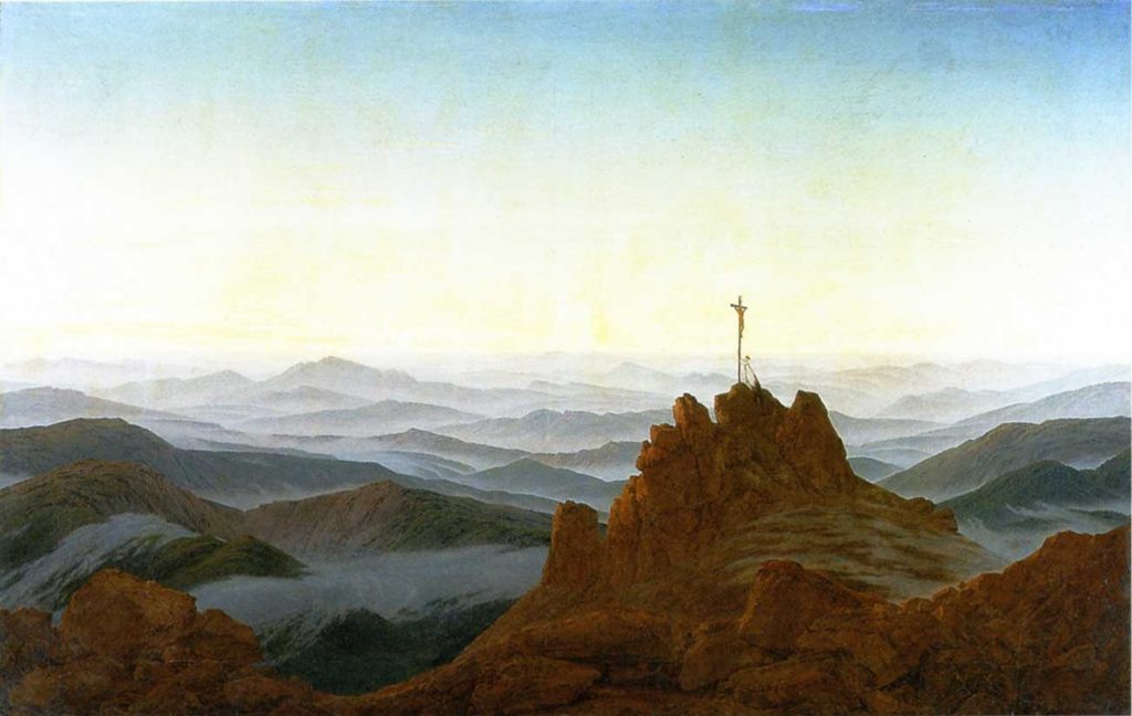 Caspar David Friedrich Riesengebirge'de Sabah