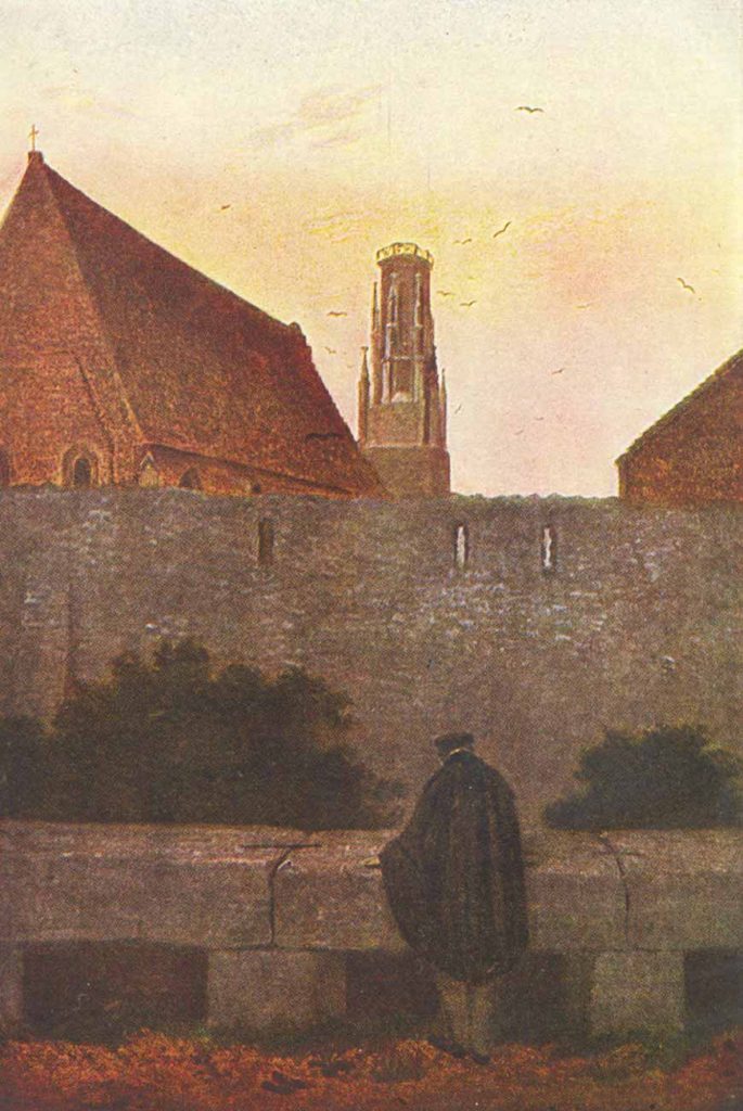 Caspar David Friedrich Şehir Duvarında