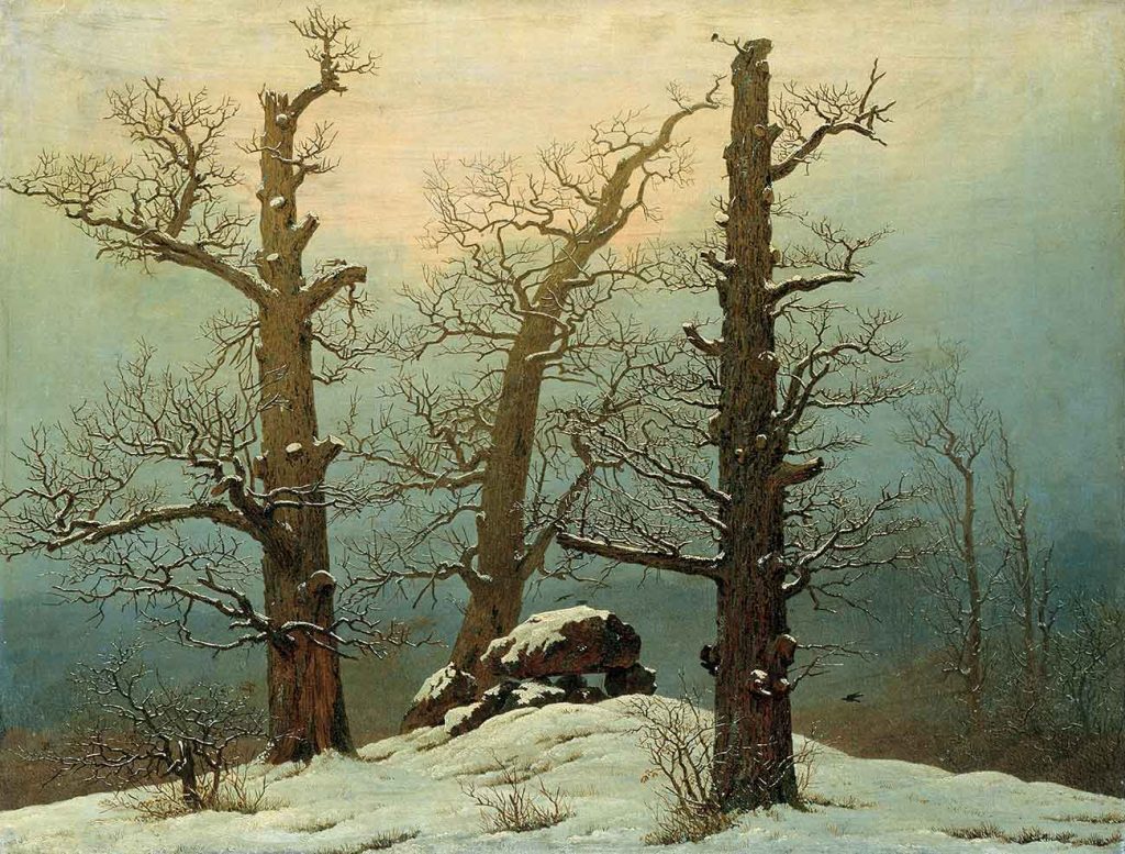 Caspar David Friedrich Tepedeki Taşlar