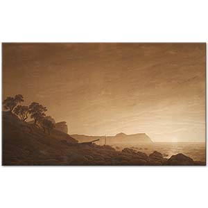 Caspar David Friedrich Ay Doğumunda Arkona