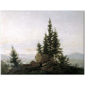 Caspar David Friedrich Elbe Vadisine Bakış