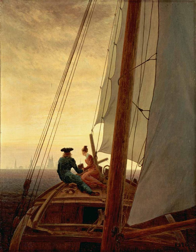 Caspar David Friedrich Yelkenlide