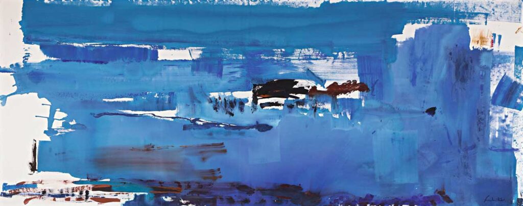 Helen Frankenthaler Mavi Zenginliği