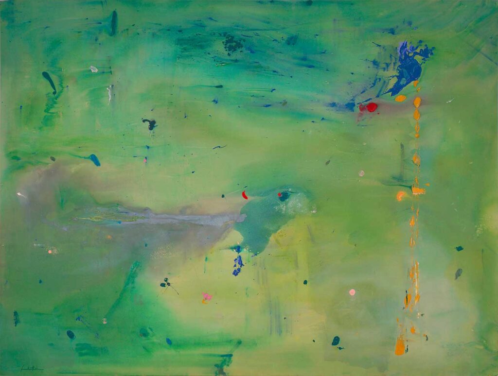 Helen Frankenthaler Yeşil Gölgede Yeşil Düşünce