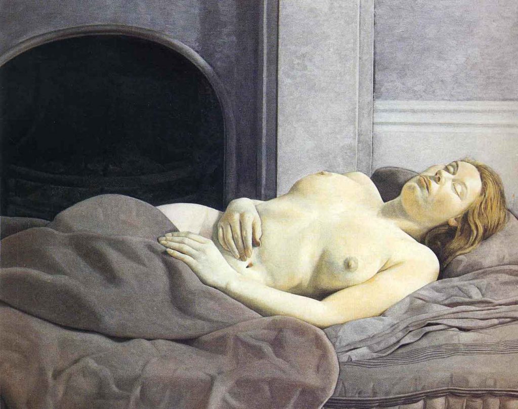 Lucien Freud Uykuda Nü