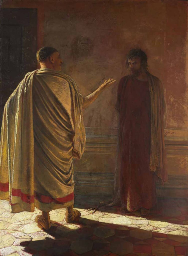 Nikolai Ge Hakikat Nedir? İsa ve Pilate