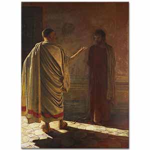 Nikolai Ge Hakikat Nedir? İsa ve Pilate