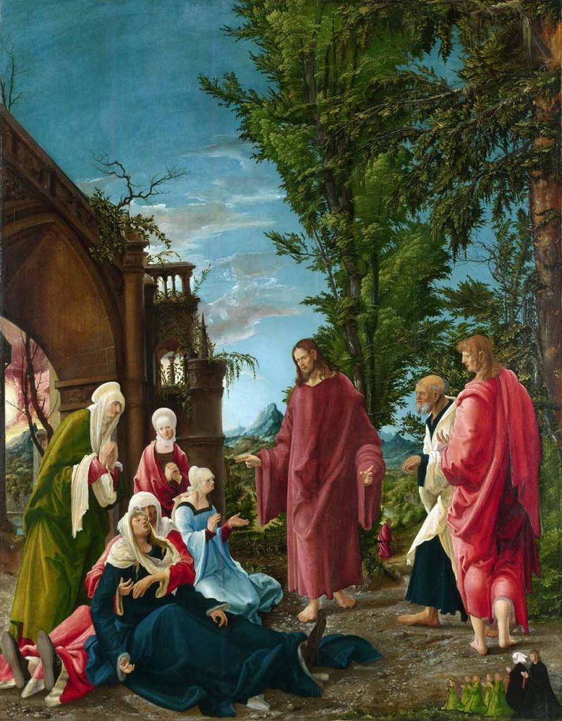 Albrecht Altdorfer Mesih Annesinden Ayrılırken