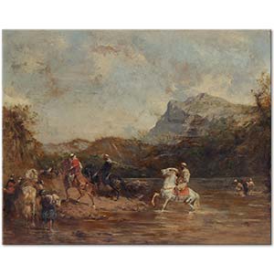 Eugene Fromentin Nehri Geçen Araplar