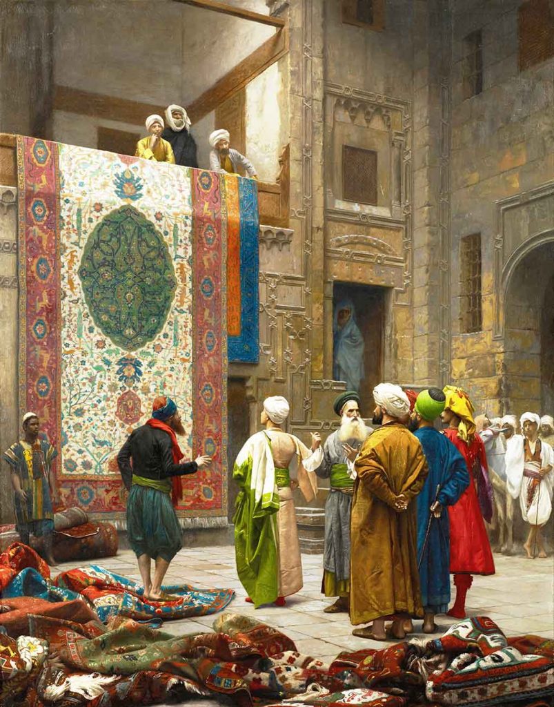 Jean Leon Gerome Halı Tüccarı