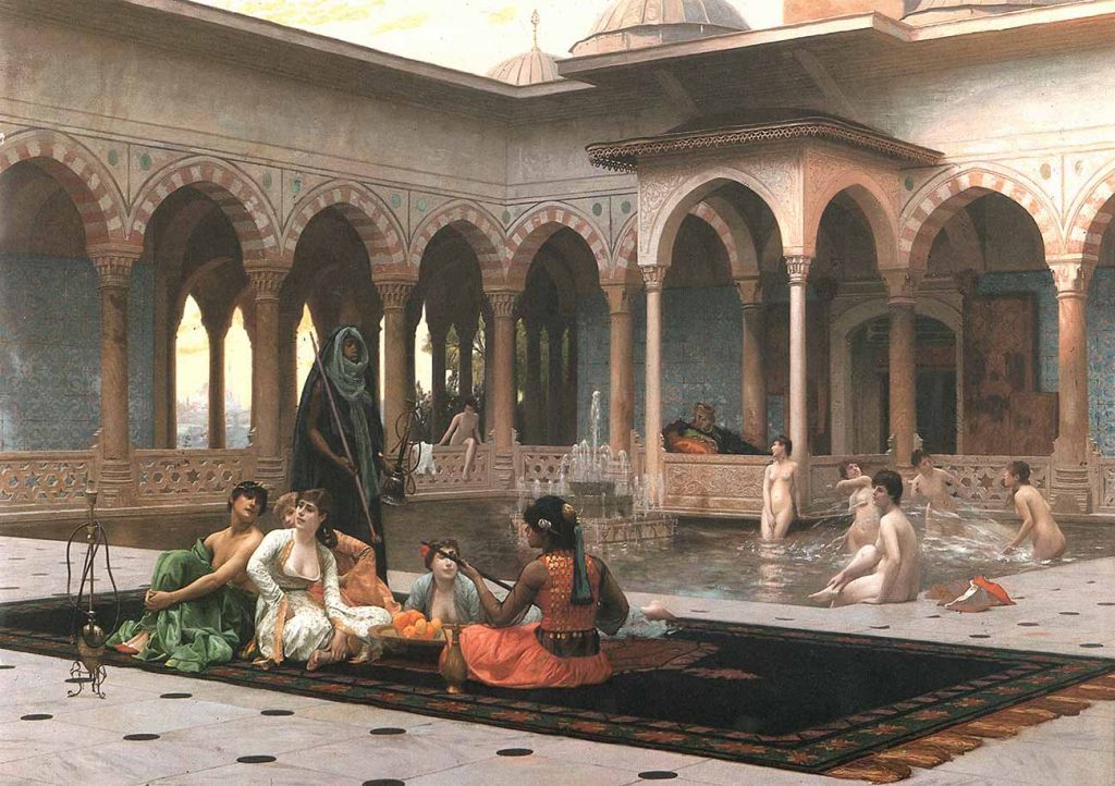 Jean Leon Gerome Saray Terasında