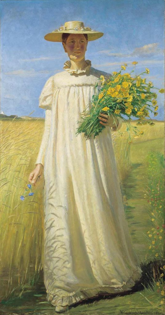 Michael Peter Ancher Anna Archer Tarladan Dönerken