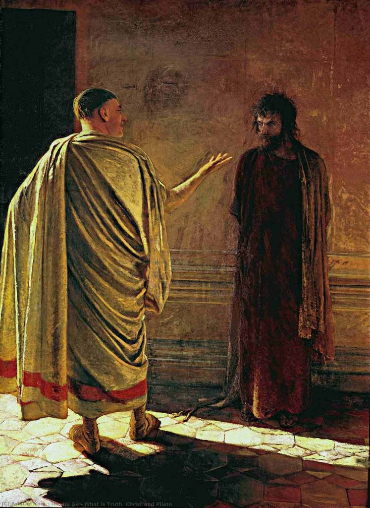 Nikolai Ge Hakikat Nedir? İsa ve Pilate