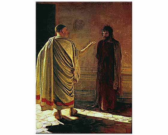 Nikolai Ge Hakikat Nedir? İsa ve Pilate