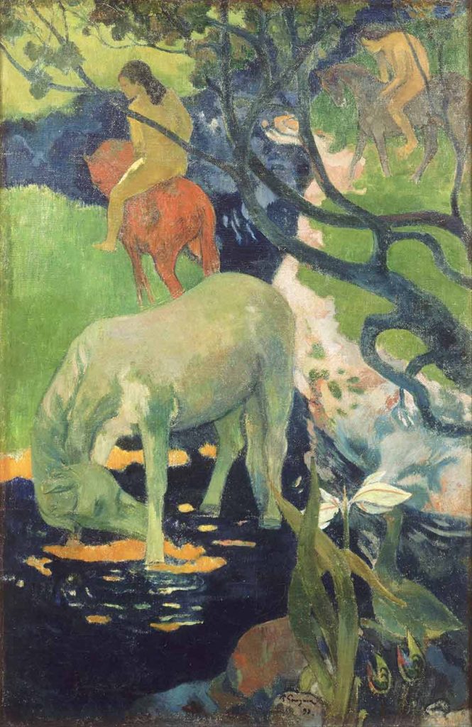 Paul Gauguin Beyaz At