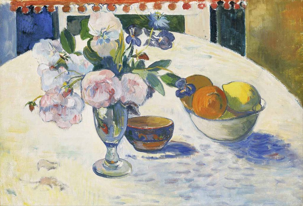 Paul Gauguin Çiçekli ve Meyveli Natürmort