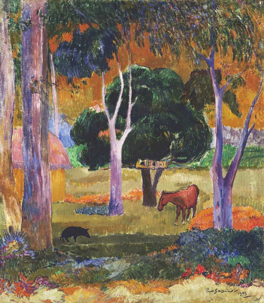 Paul Gauguin Dominikte Manzara