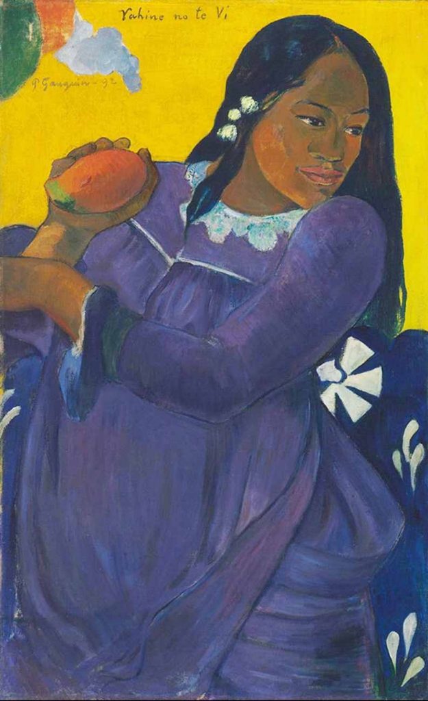 Paul Gauguin Mango ile Tahitili Kadın