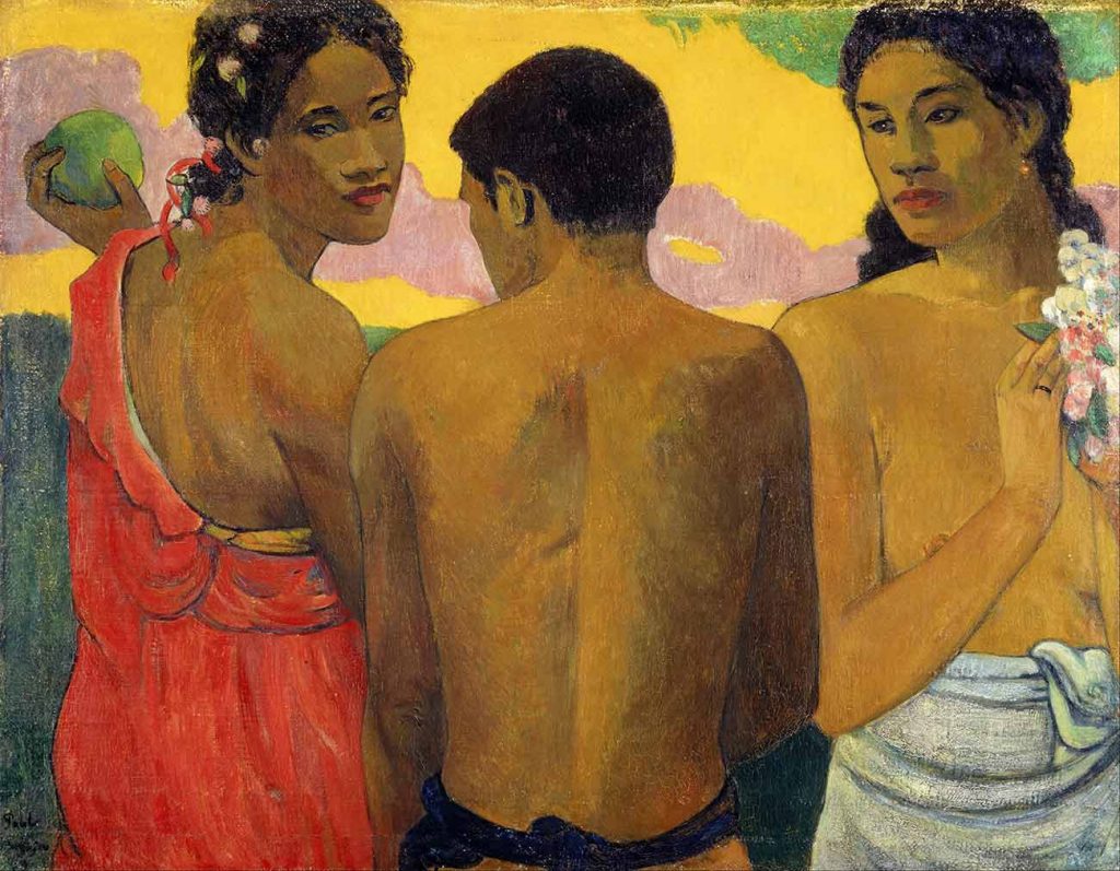 Paul Gauguin Tahiti'de Sohbet
