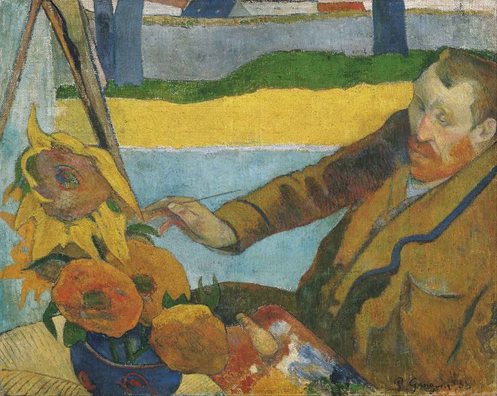 Paul Gauguin Van Gogh Ayçiçekleri Çalışırken