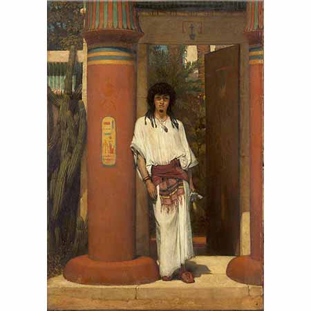 Sir Lawrence Alma Tadema Kapı Önünde Bir Mısırlı