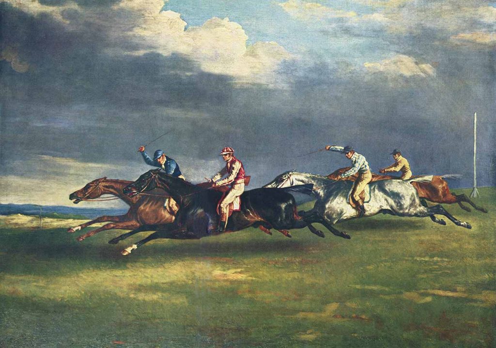 Jean Louis Theodore Gericault Epsom Derbisi