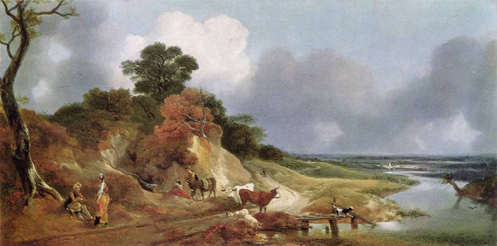 Thomas Gainsborough Cornard Köyü ve Manzarası