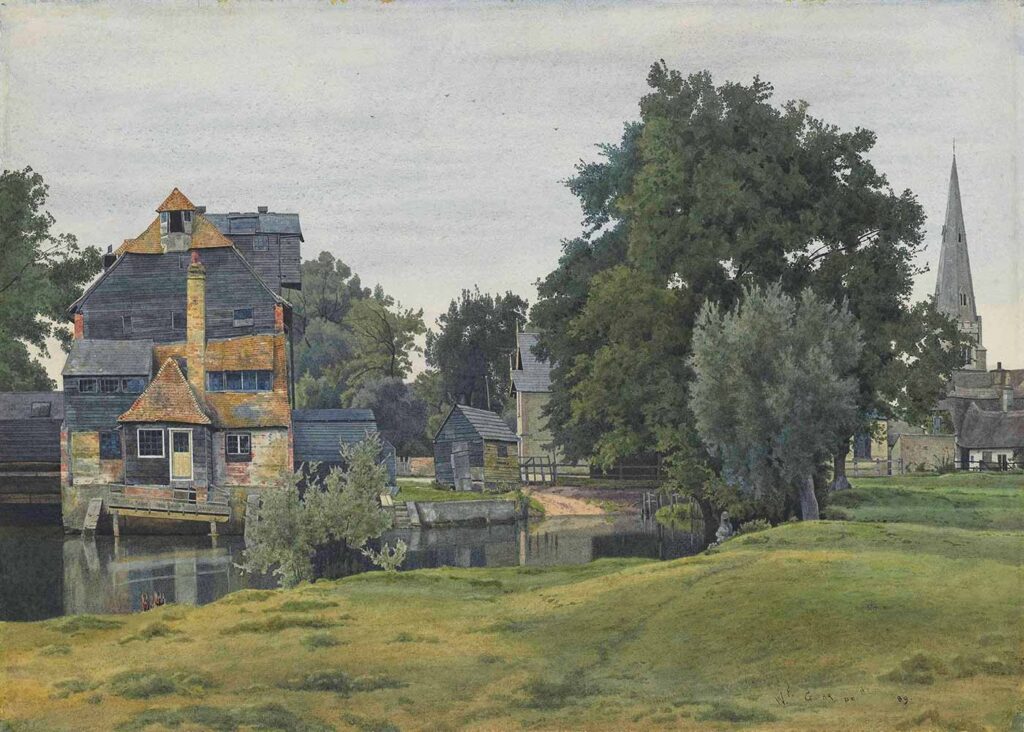 William Fraser Garden St Ives Yakınlarında Huntingdonshire Değirmeni