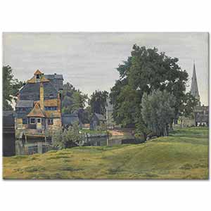 William Fraser Garden St Ives Yakınlarında Huntingdonshire Değirmeni