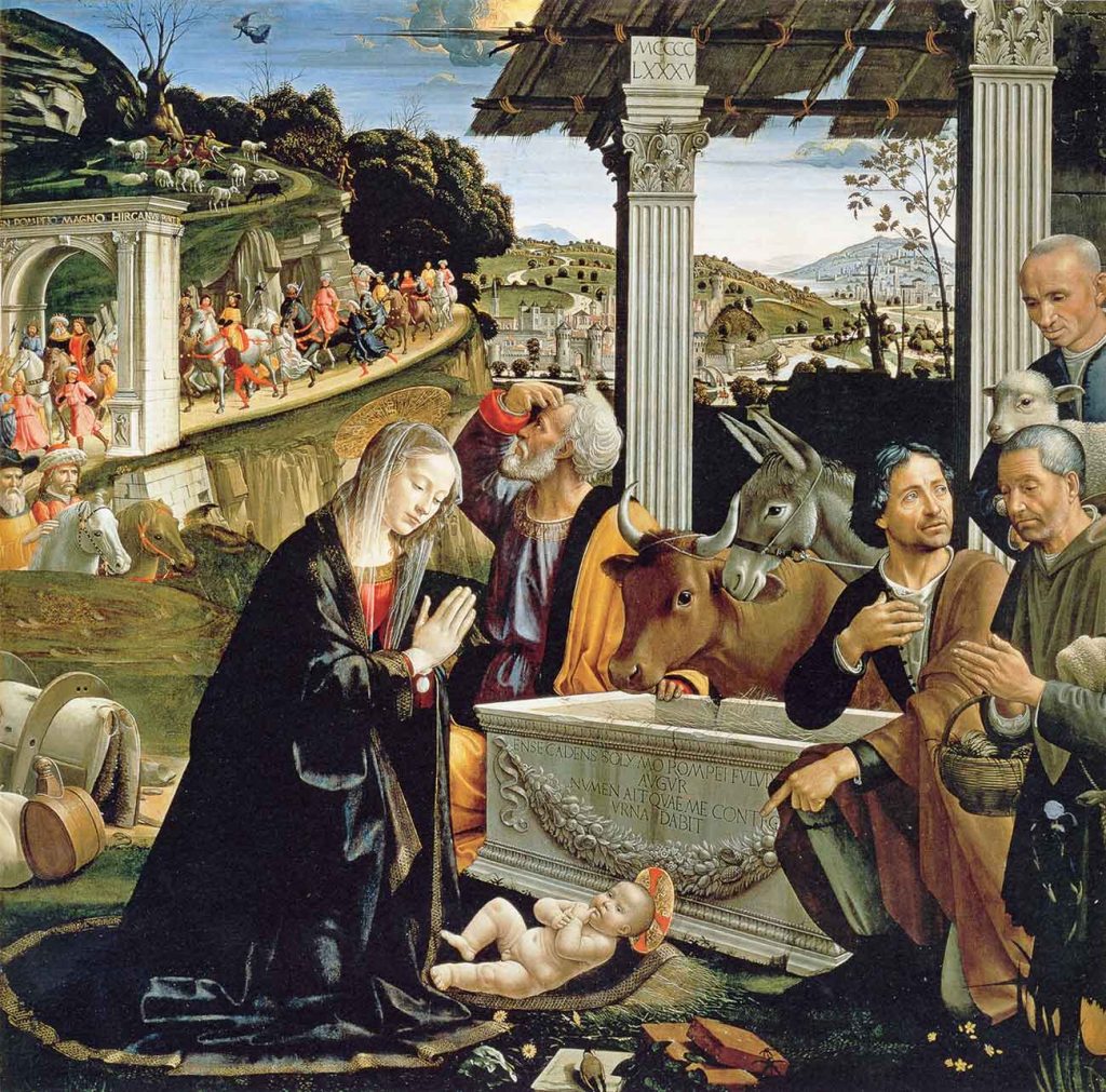 Domenico Ghirlandaio Çobanların Tazimi