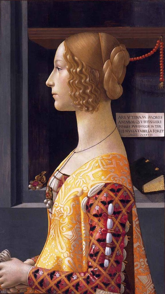 Domenico Ghirlandaio Giovanna Tornabuoni'nin Portresi