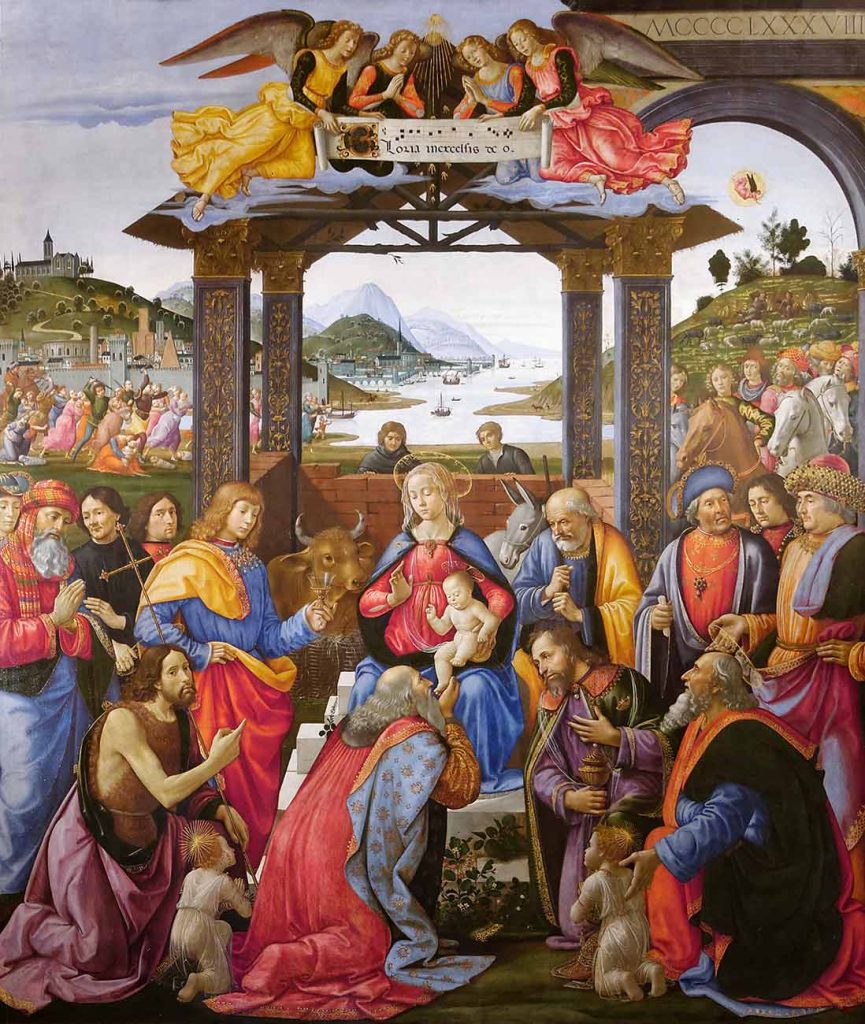 Domenico Ghirlandaio Kahinlerin Tazimi