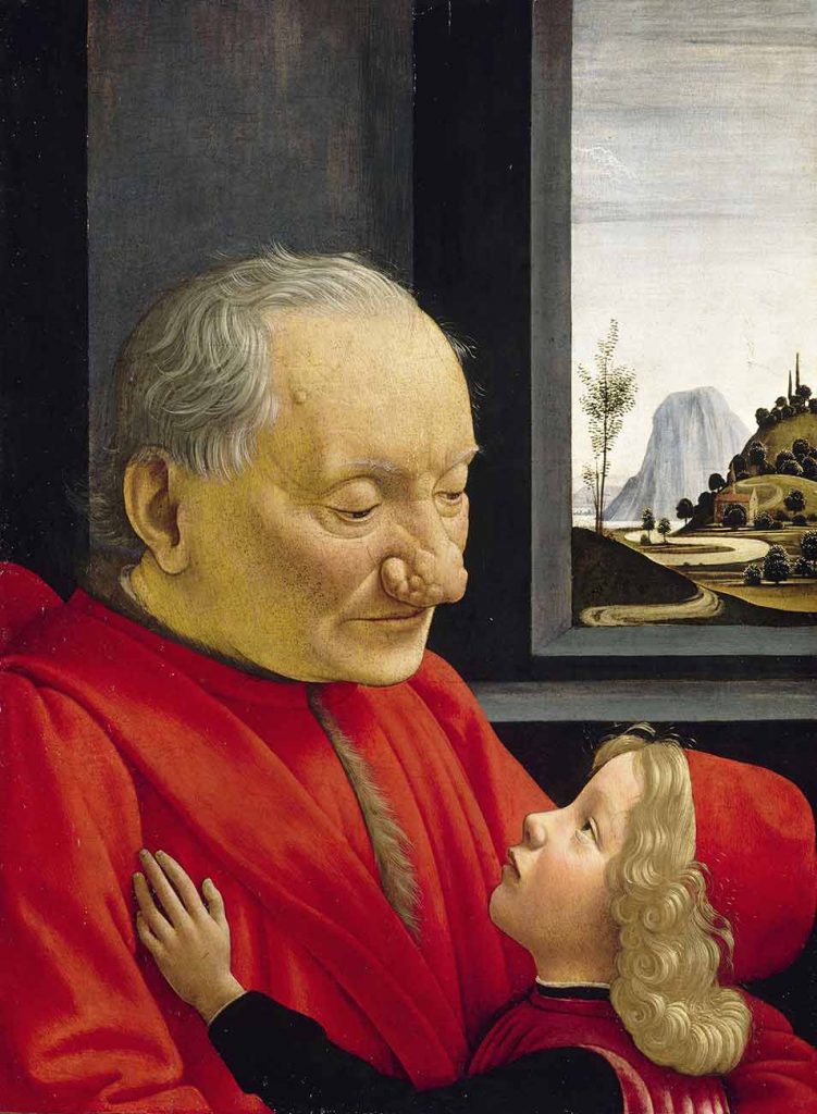Domenico Ghirlandaio Yaşlı Adam ve Torunu
