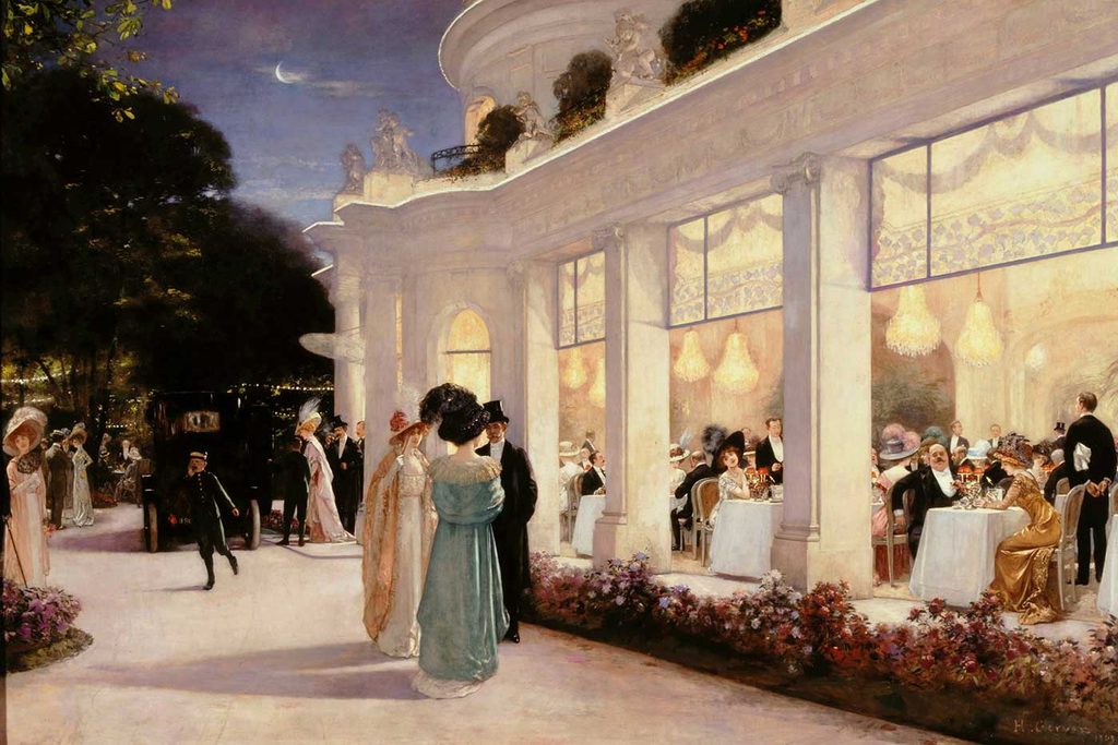 Henri Gervex Pre Catelan'da Akşam