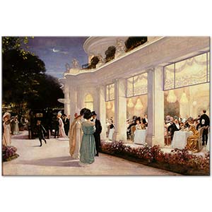 Henri Gervex Pre Catelan'da Akşam
