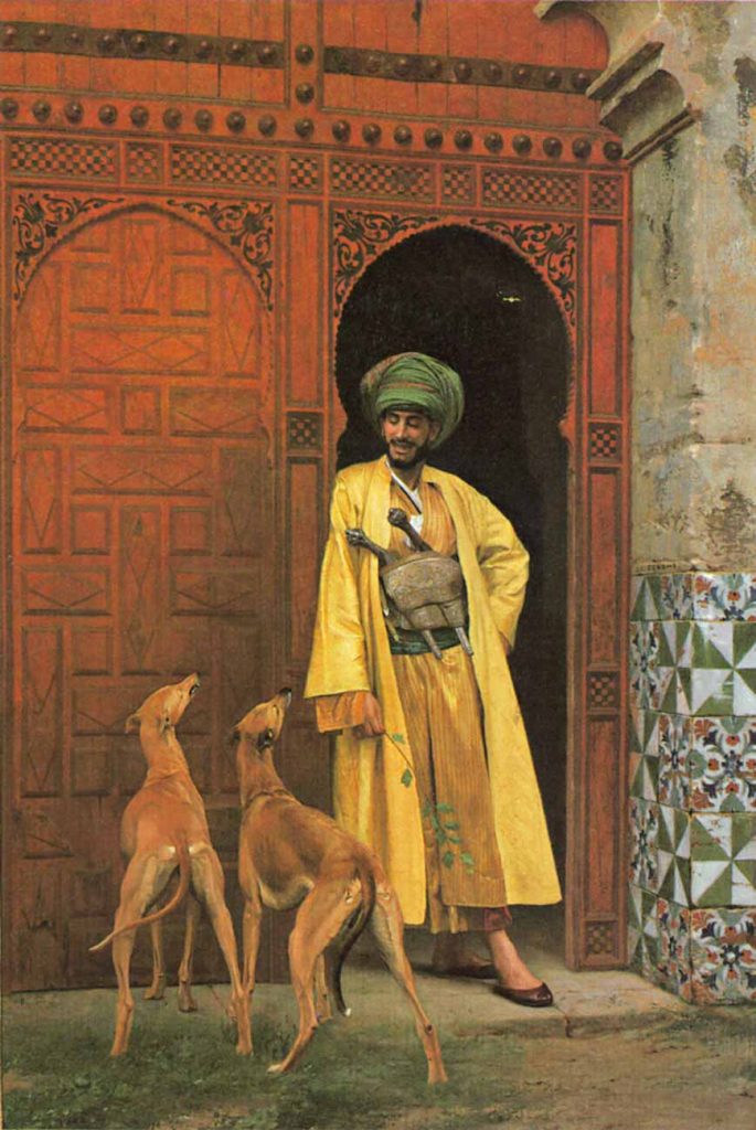 Jean Leon Gerome Arap ve Köpekleri