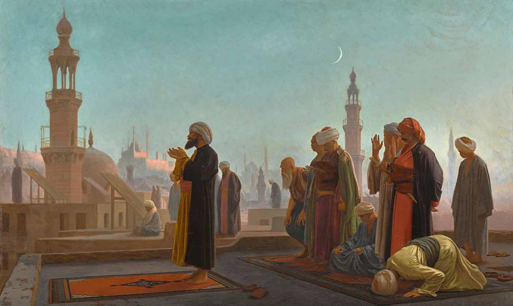 Jean Leon Gerome Kahire'de Namaz Kılanlar