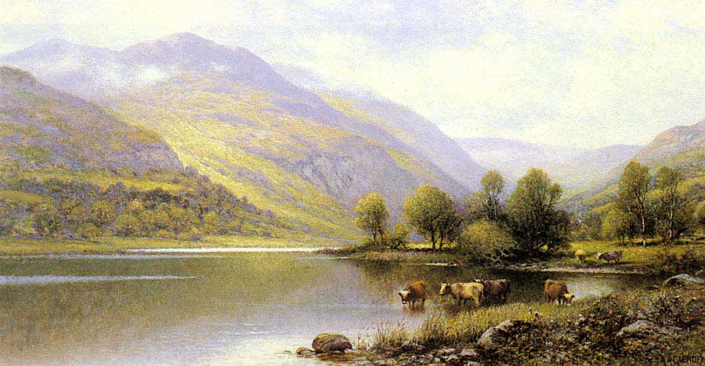 Alfred Glendening Capel Curig Civarı Kuzey Galler