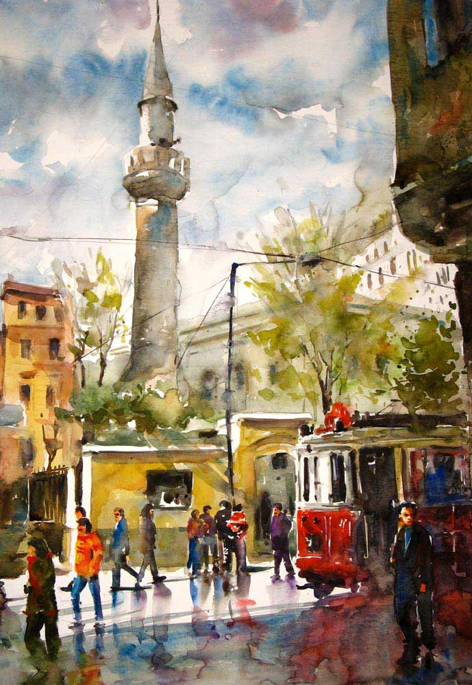 Burhan Özer İstiklal Caddesi Ayazağa Camii